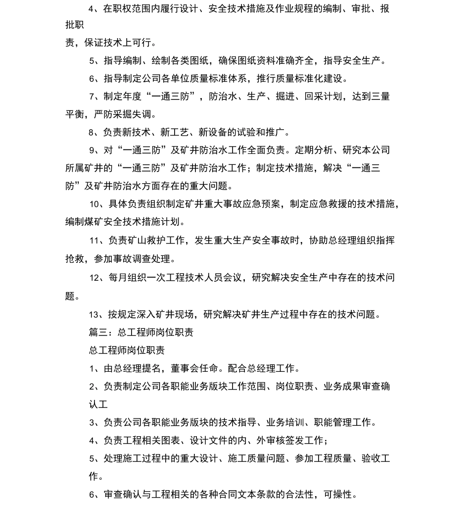 公司总工程师岗位职责_第3页