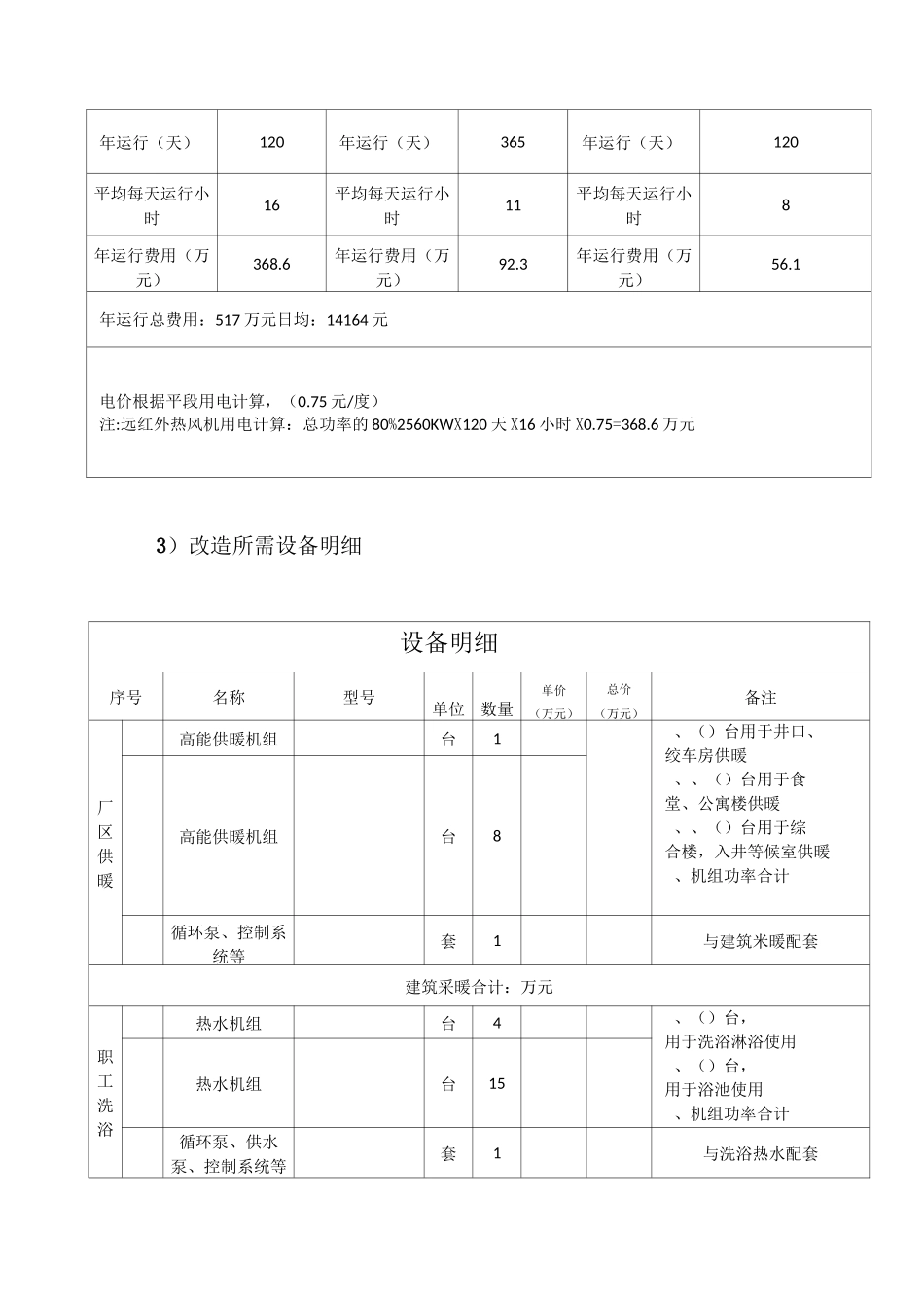矿井工业园区供暖、供热改造方案及优缺点对比_第2页