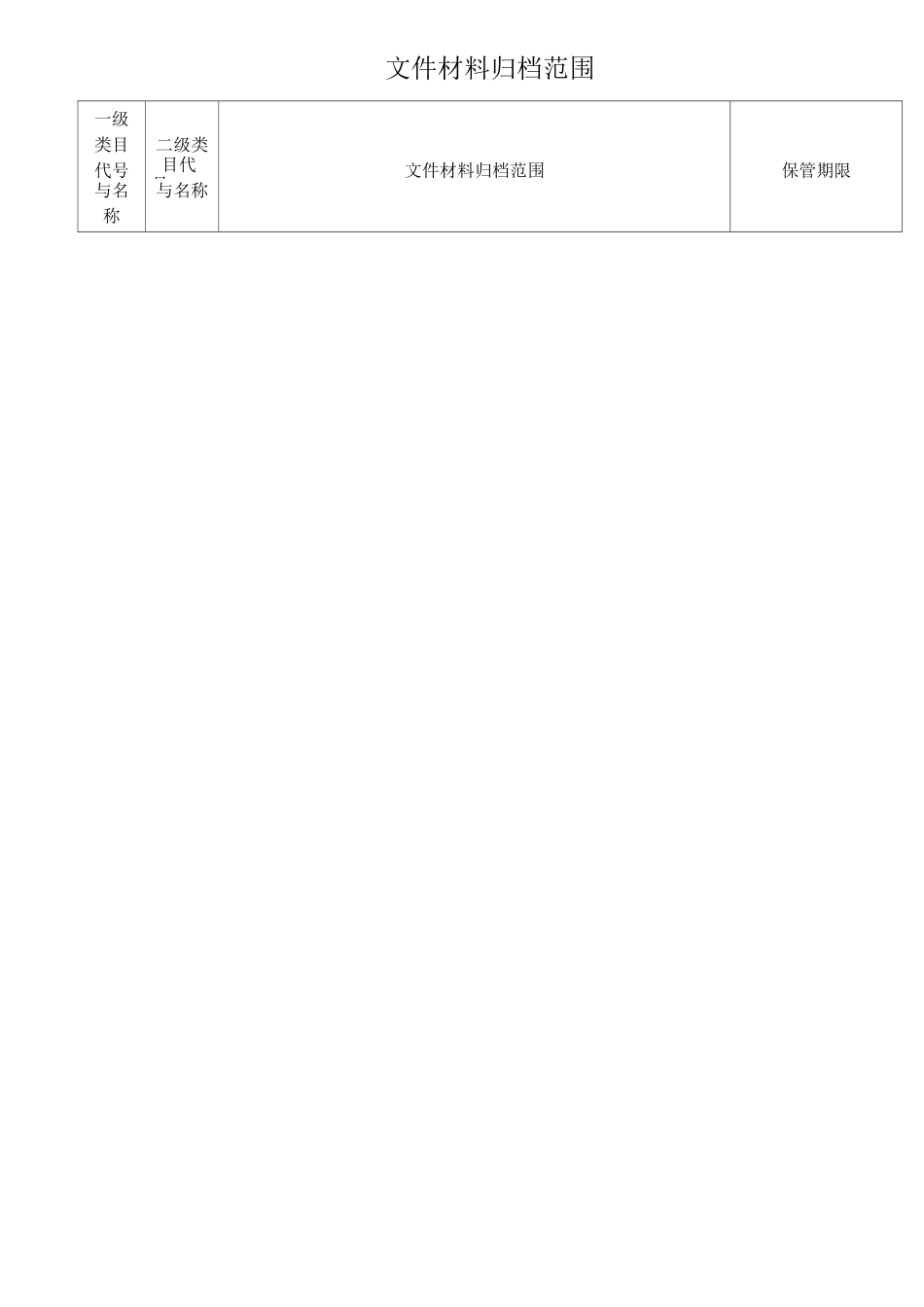 档案归档目录_第1页