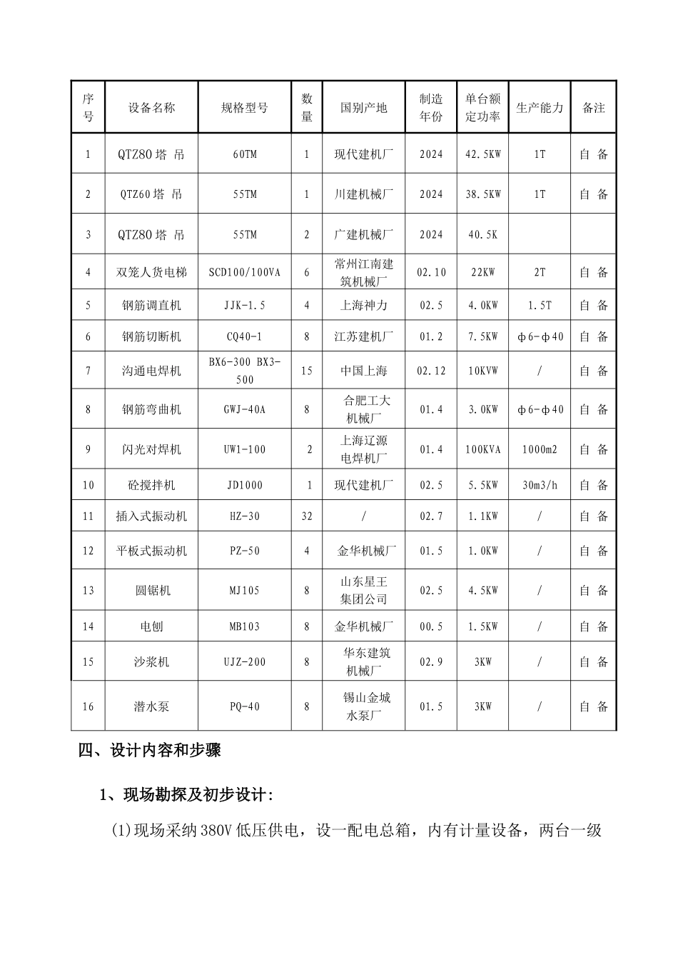 项目临时用电施工方案_第3页