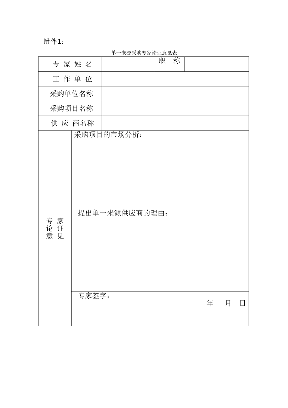 预算单位单一来源采购方式管理办法1_第1页