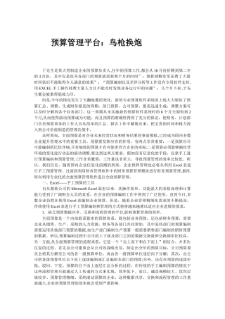 预算管理平台---项目管理系统