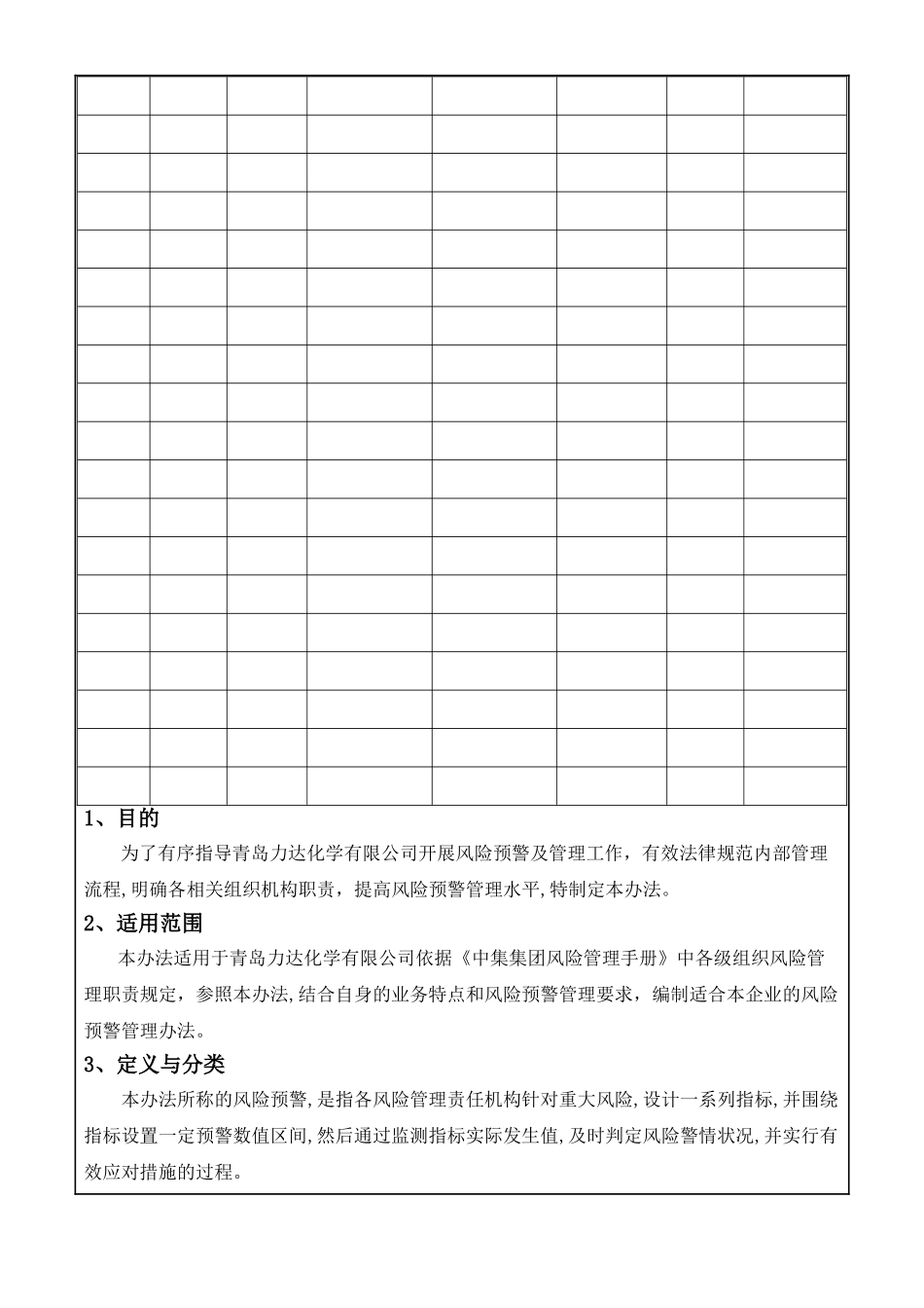风险预警管理办法_第2页
