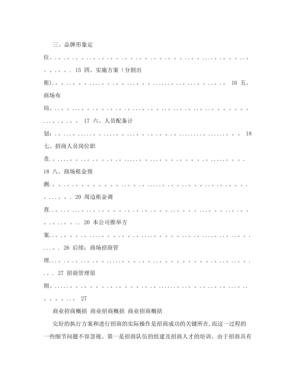 飞洲国际广场招商策划书_第2页
