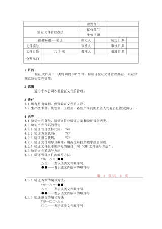 验证文件管理办法：