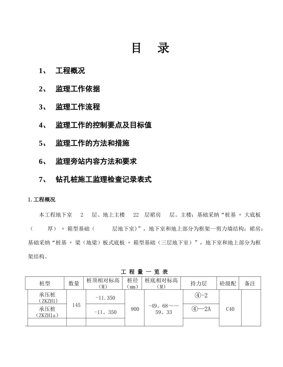 高层住宅工程钻孔灌注桩监理细则-secret_第2页