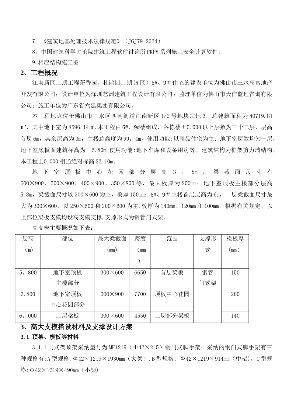 高支模施工方案(三水)_第2页