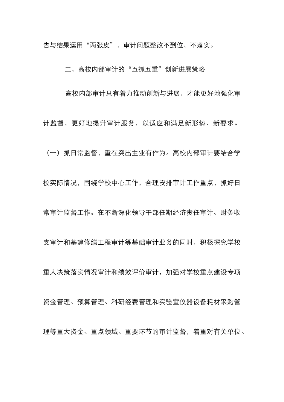 高校内部审计发展策略_第3页