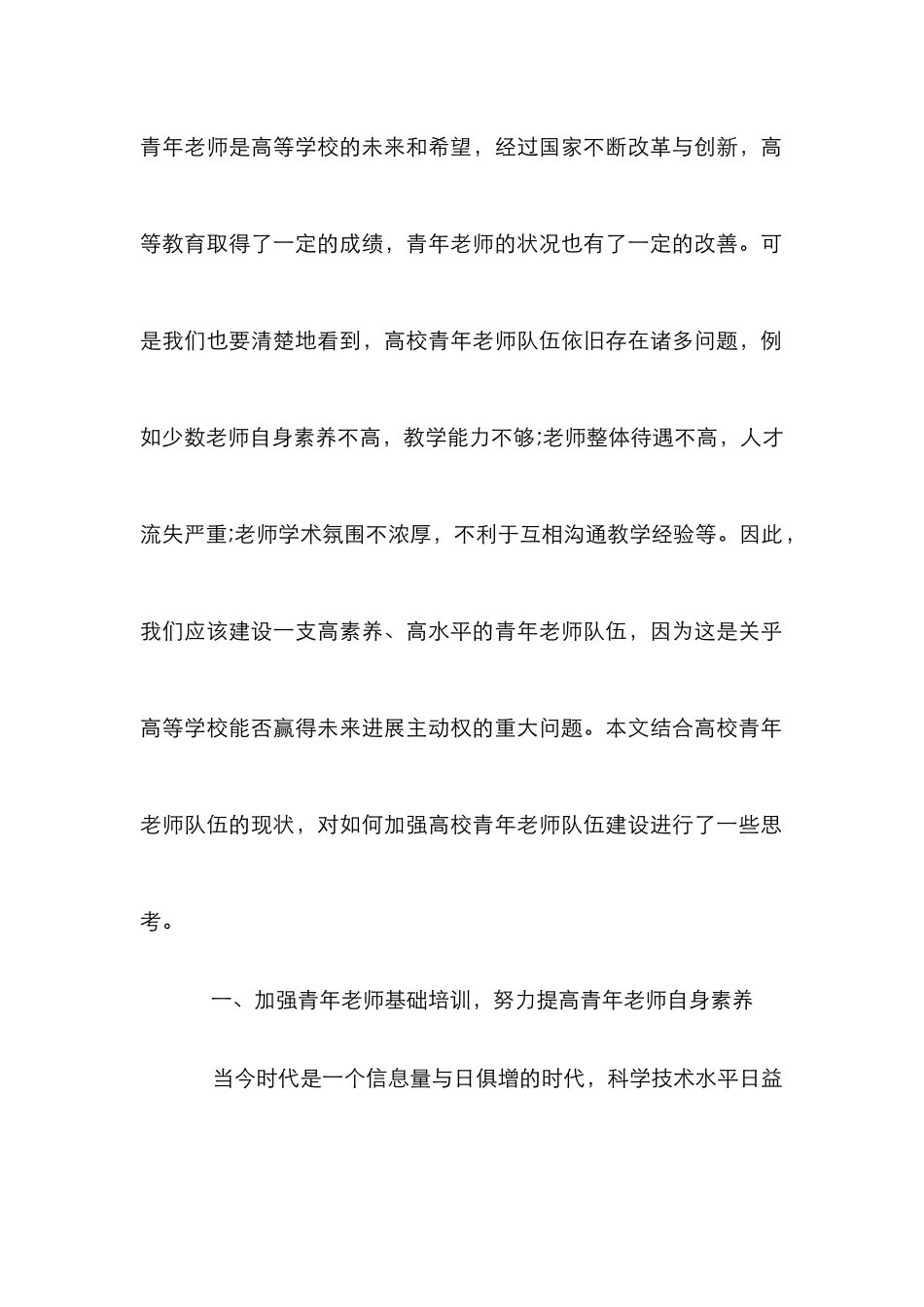 高校青年教师队伍建设的思考_第2页