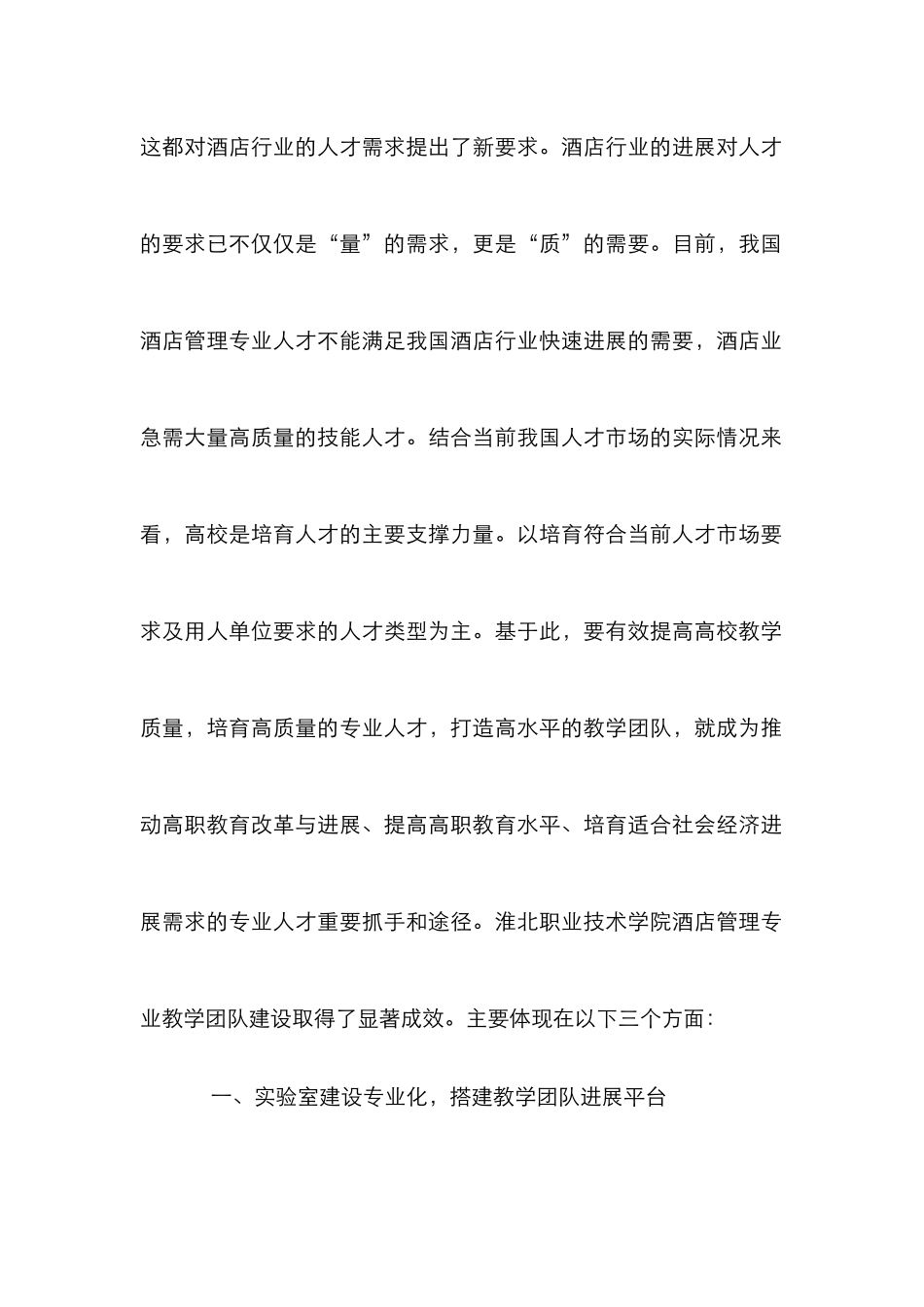 高水平专业教学团队建设实践探索_第2页