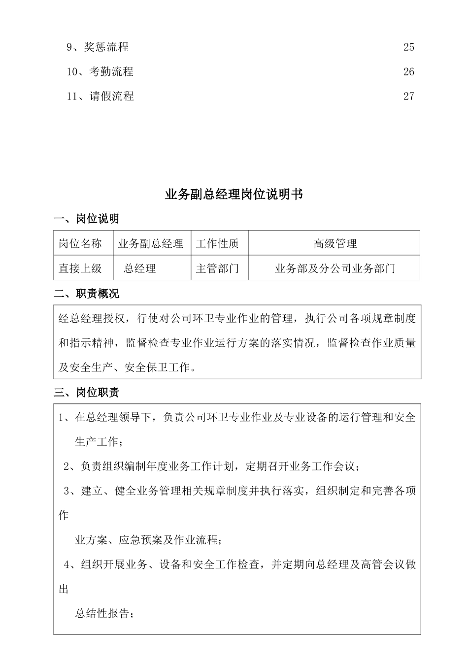 高管岗位说明书_第2页