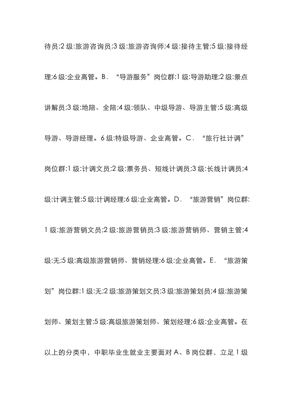 高职专业旅游管理论文_第2页
