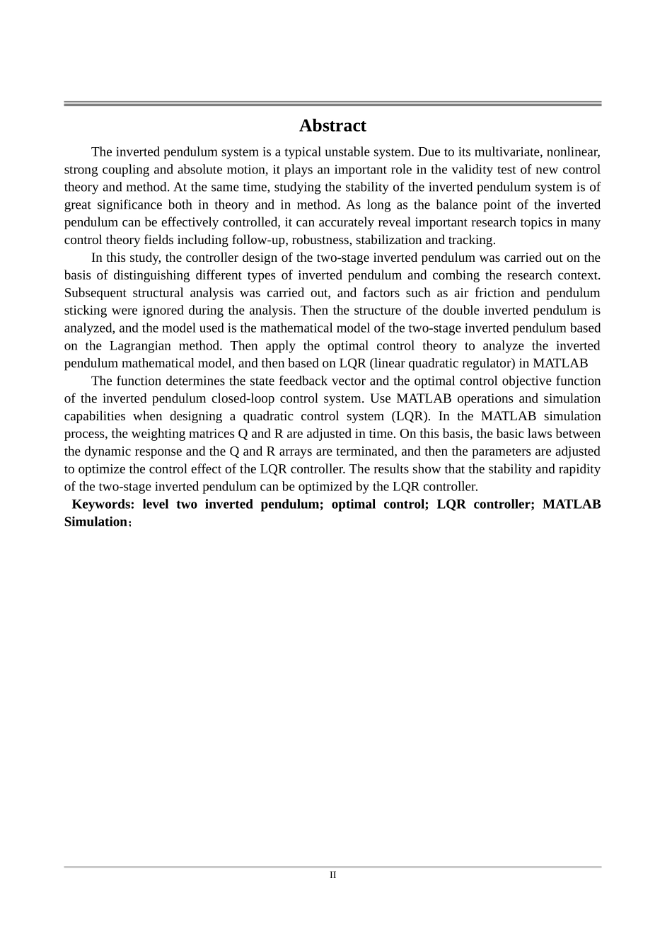 倒立摆控制问题_第2页