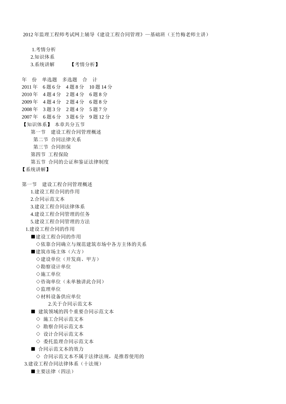 000监理合同讲义汇总_第1页