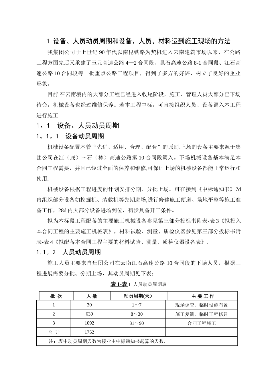 高速公路施工组织设计(含隧道)_第2页