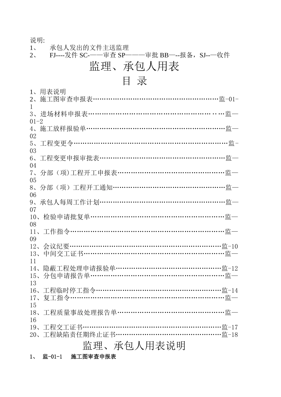 高速公路监理、施工全套表格及说明_第3页