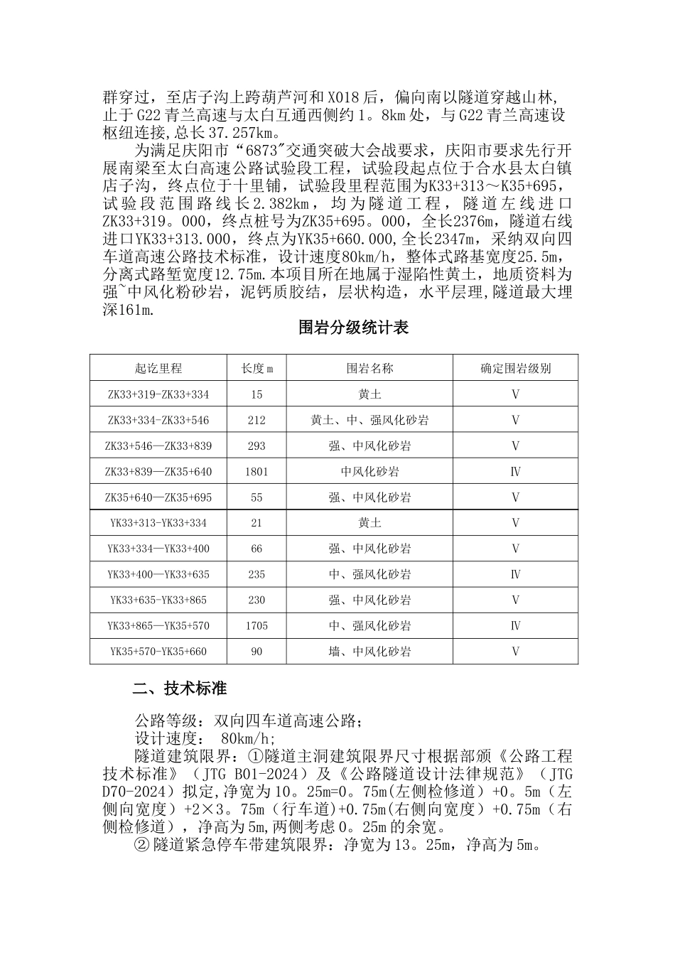 高速公路试验段工程洞身开挖专项施工方案doc_第3页