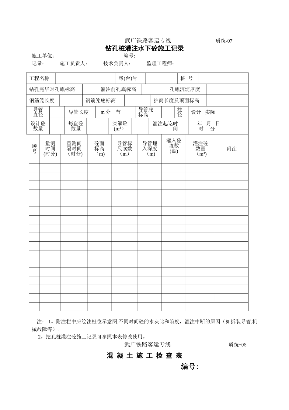 高铁施工质统表doc_第3页