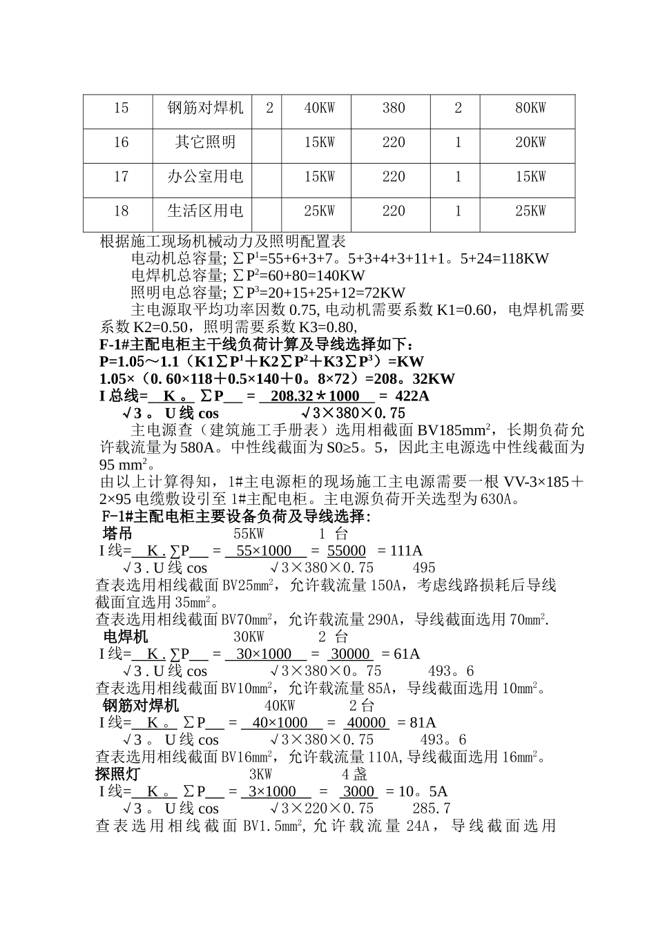 麓谷钰园二期F区临时用电施工方案_第2页