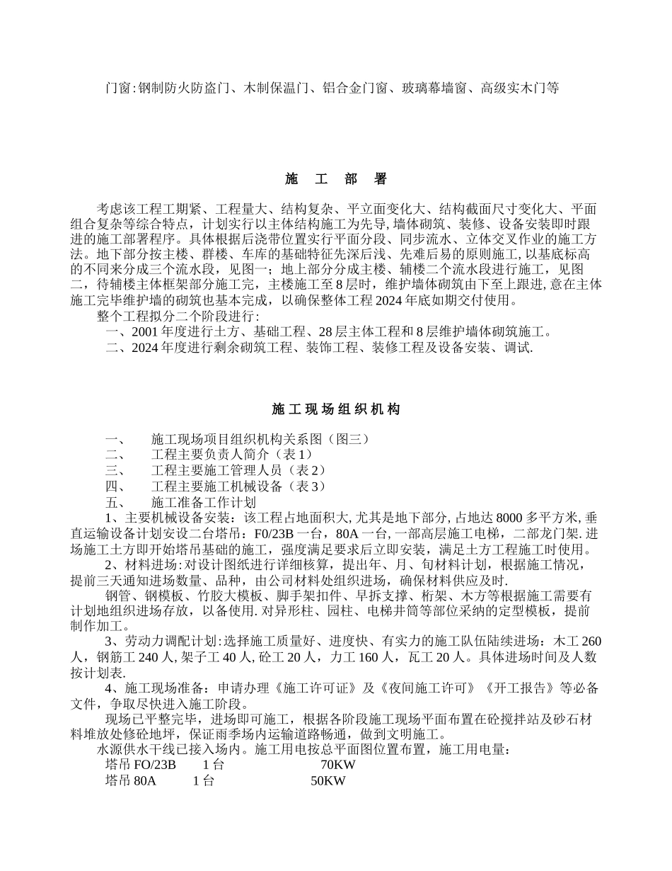 黑龙江省电力调度信息中心土建工程-施工方案_第2页