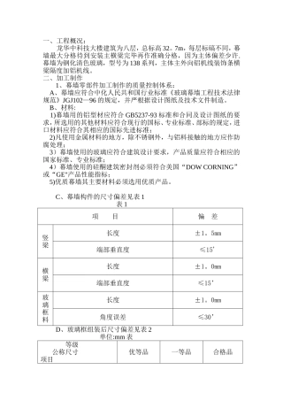 龙华中学科技综合楼幕墙工程