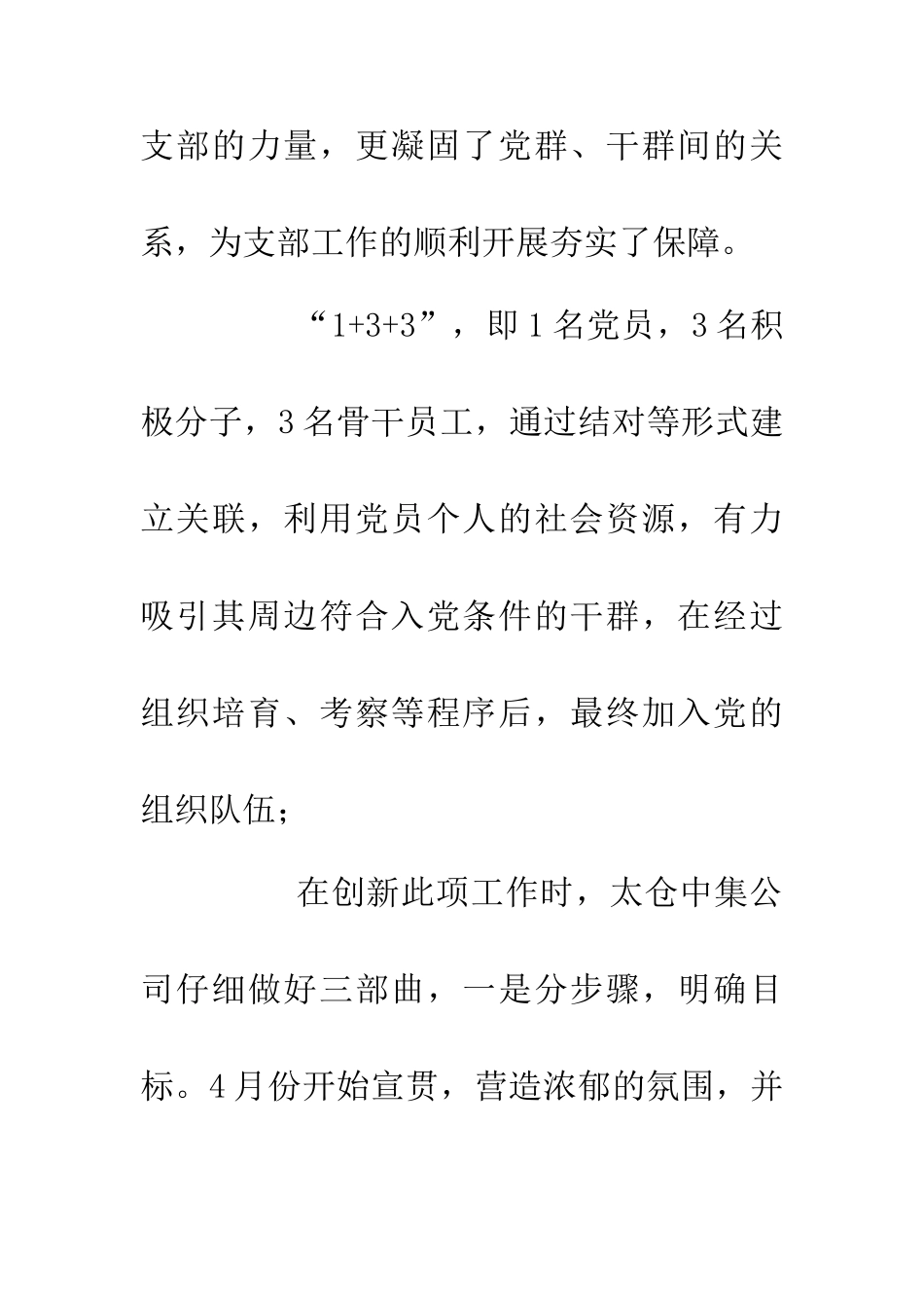 1+3+3组织发展汇总汇报材料_第2页