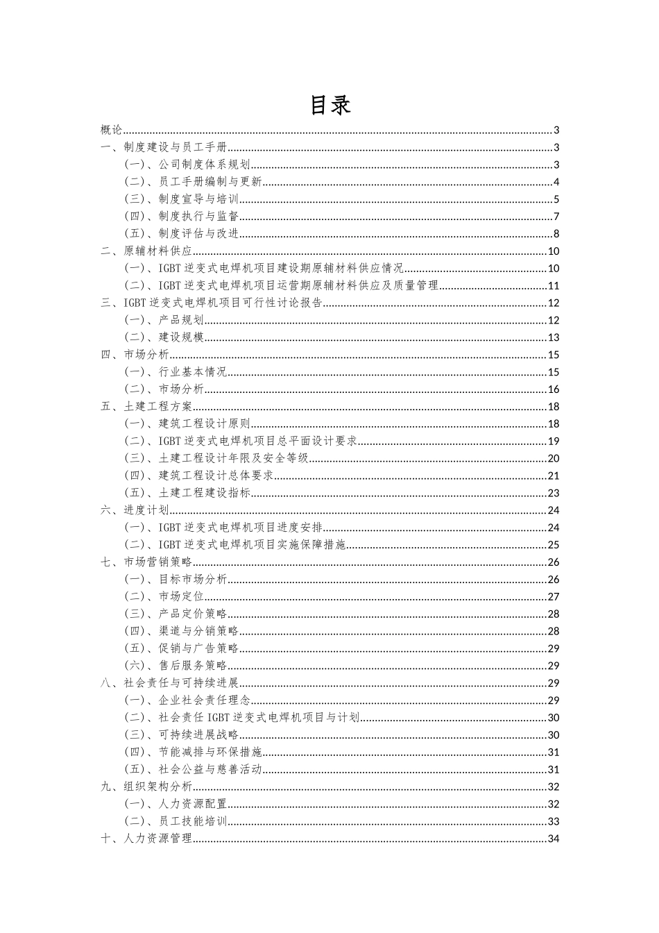 2025年IGBT逆变式电焊机项目可行性分析报告_第2页