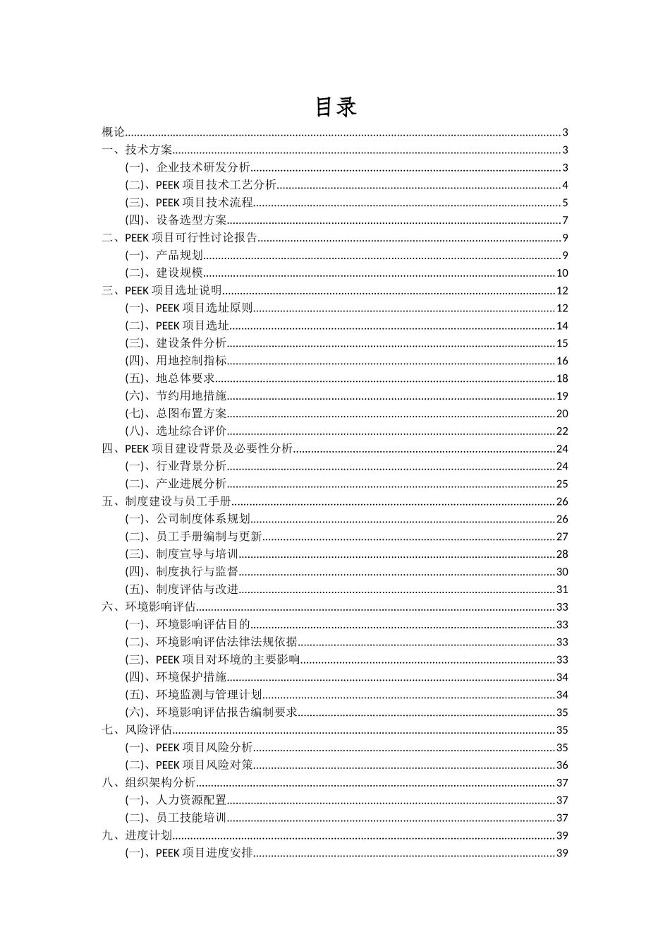 2025年PEEK项目可行性研究报告_第2页