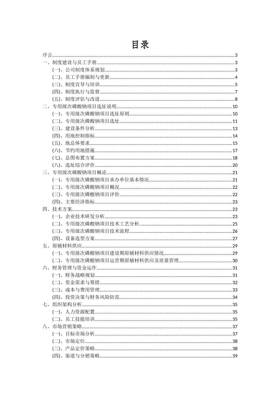2025年专用级次磷酸钠项目可行性研究报告_第2页