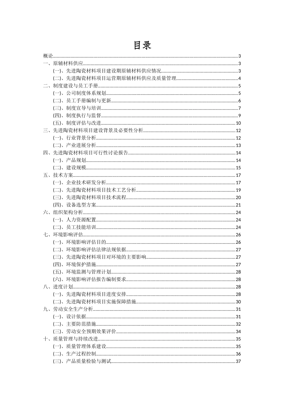2025年先进陶瓷材料项目可行性分析报告_第2页