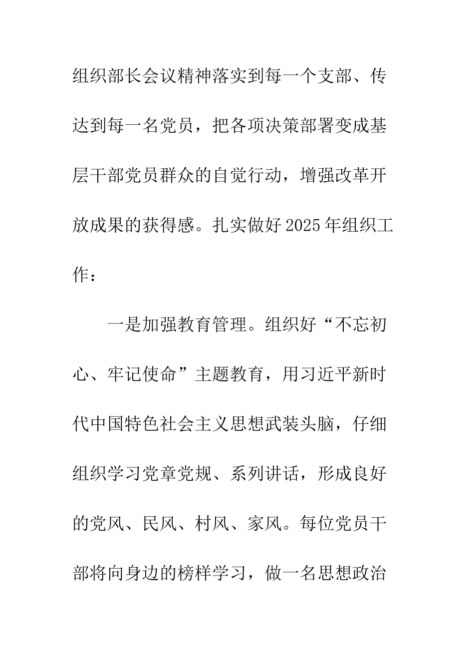 2025年全国组织部长会议学习心得体会精选6篇_第3页