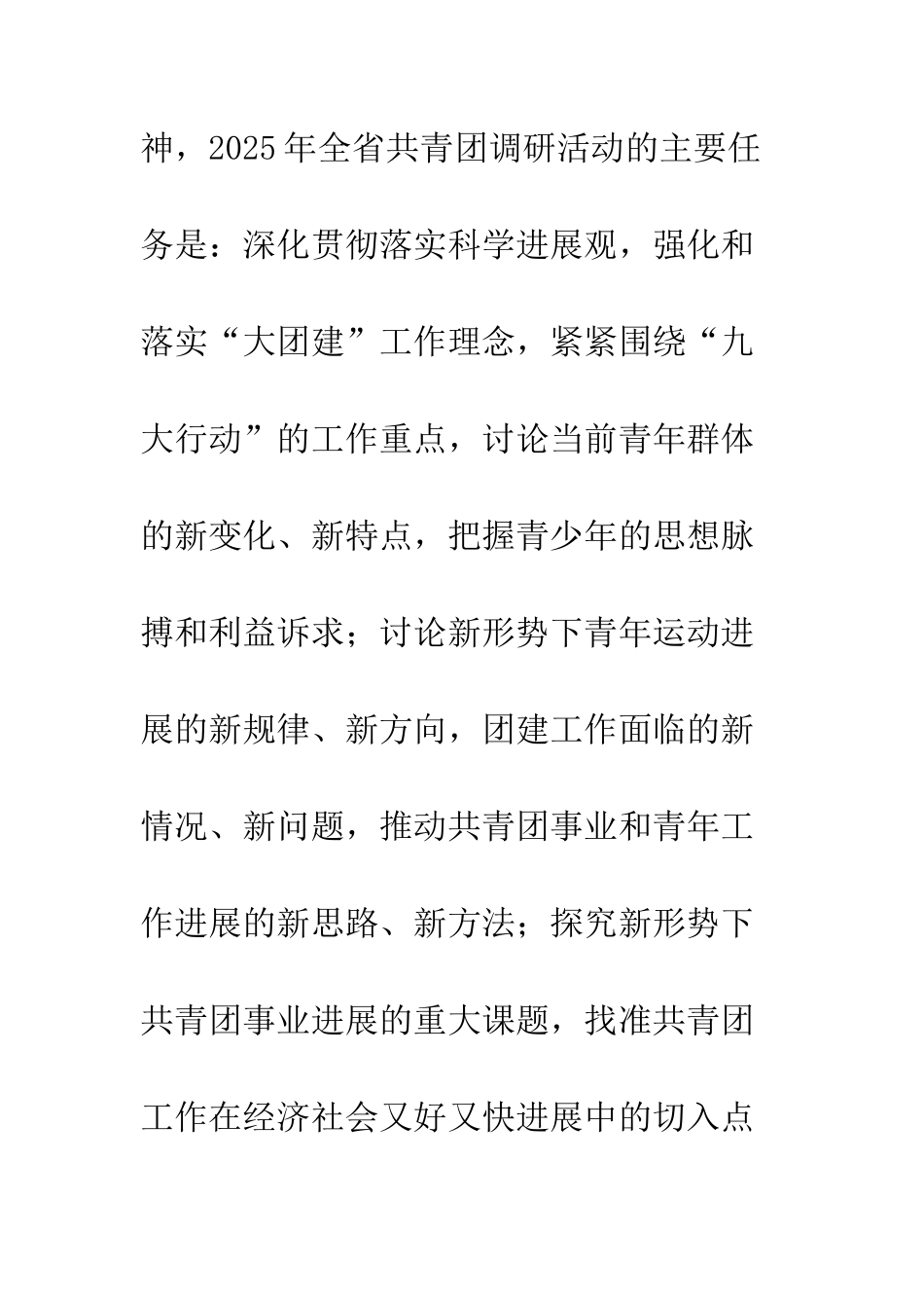 2025年共青团调研活动实施方案_第2页