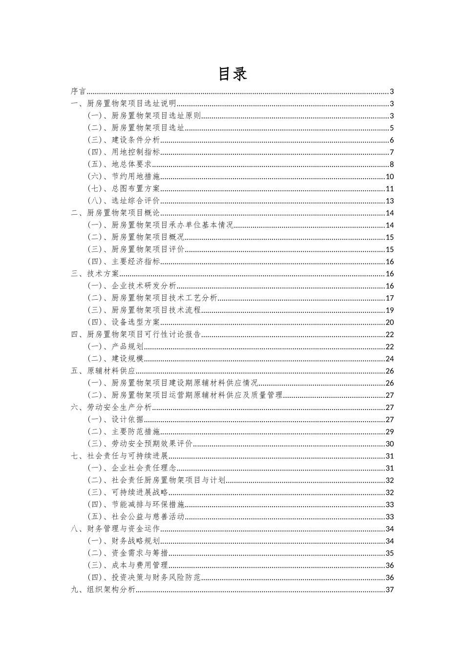 2025年厨房置物架项目可行性研究报告_第2页