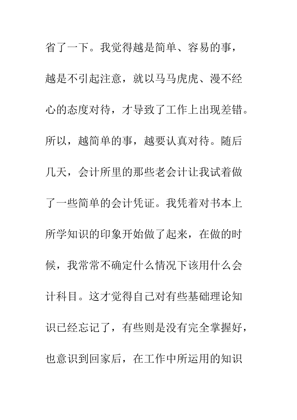 2025年寒假会计事务所社会实践心得_第3页