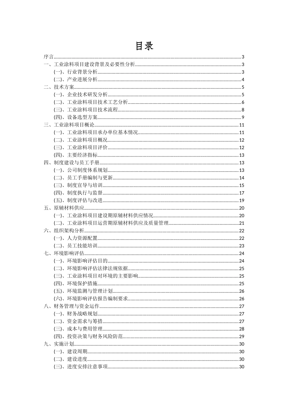 2025年工业涂料项目可行性分析报告_第2页