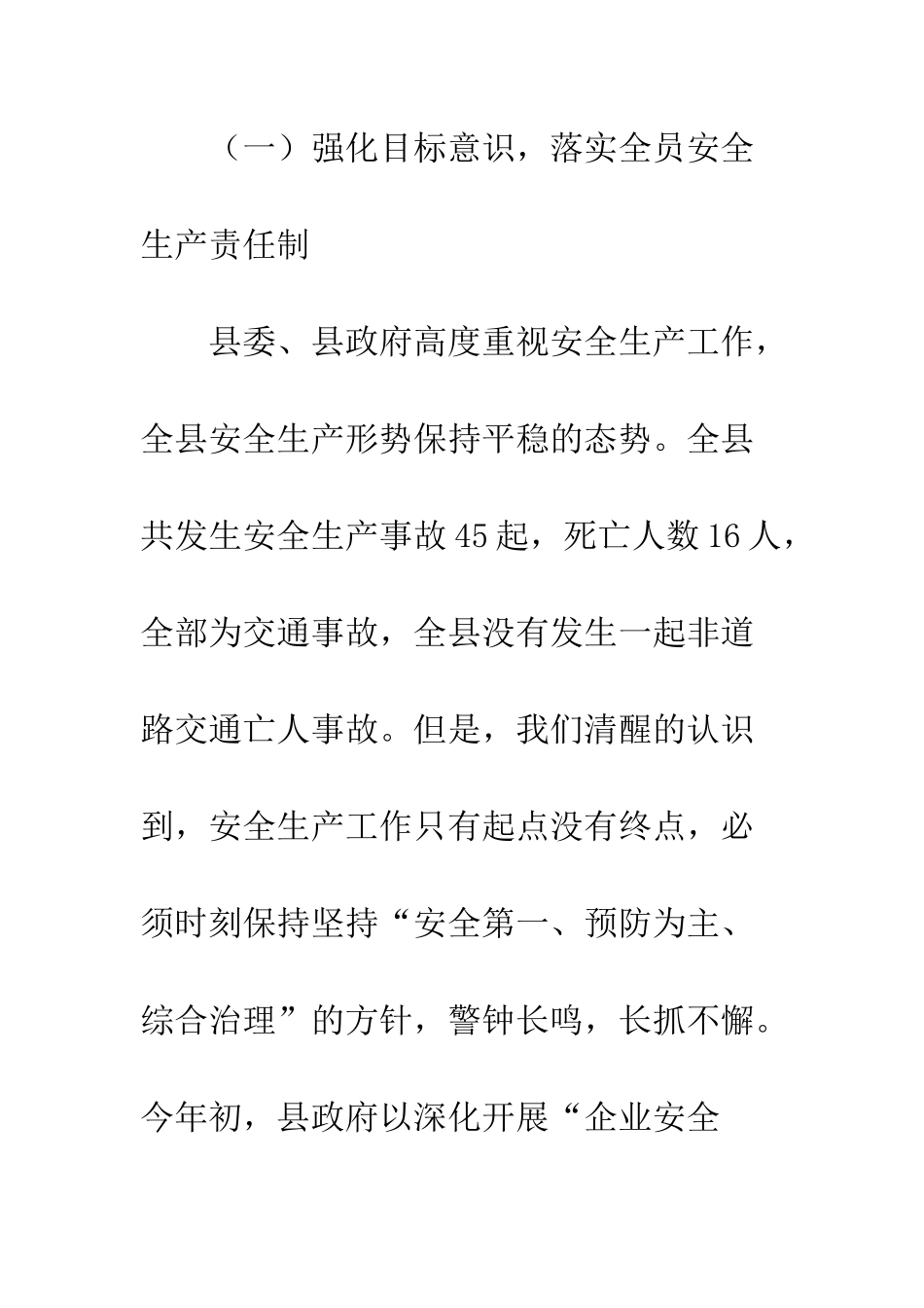 2025年度全县安全生产工作总结_第2页