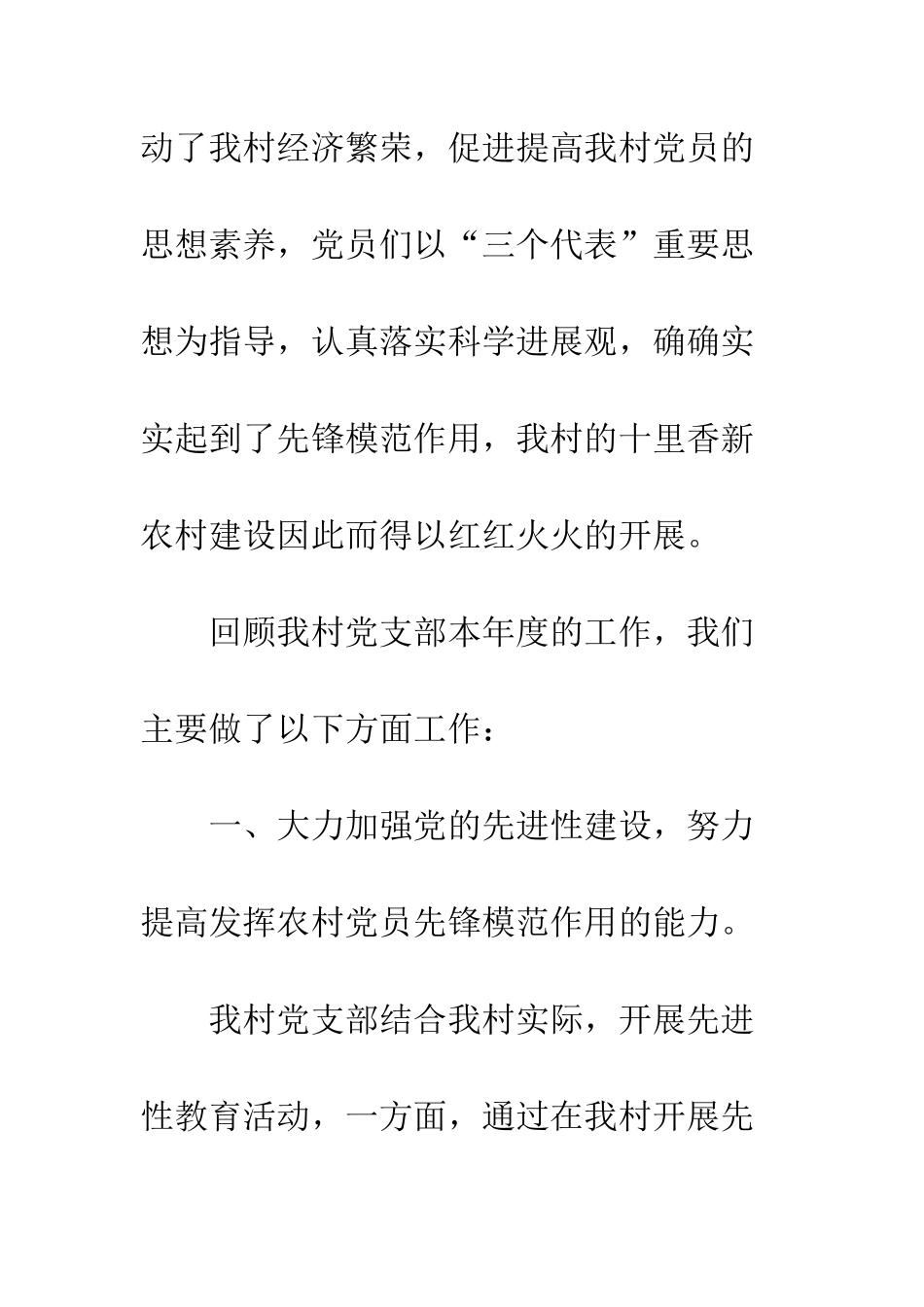2025年度村党支部工作总结_第2页
