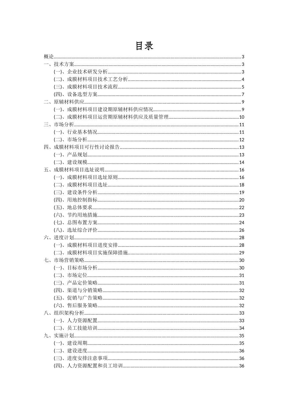 2025年成膜材料项目投资分析及可行性报告_第2页