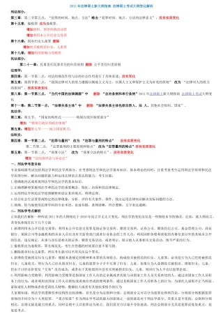 XXXX年法律硕士新大纲指南_法律硕士考试大纲变化解析_法硕大纲增删