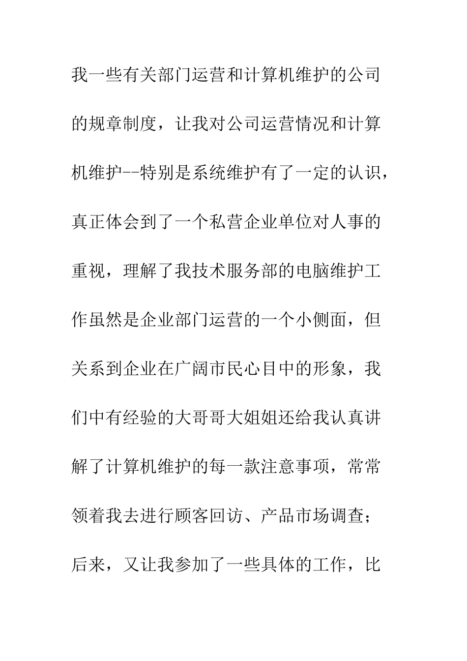 2025年暑期计算机专业技术客服部实习总结_第3页