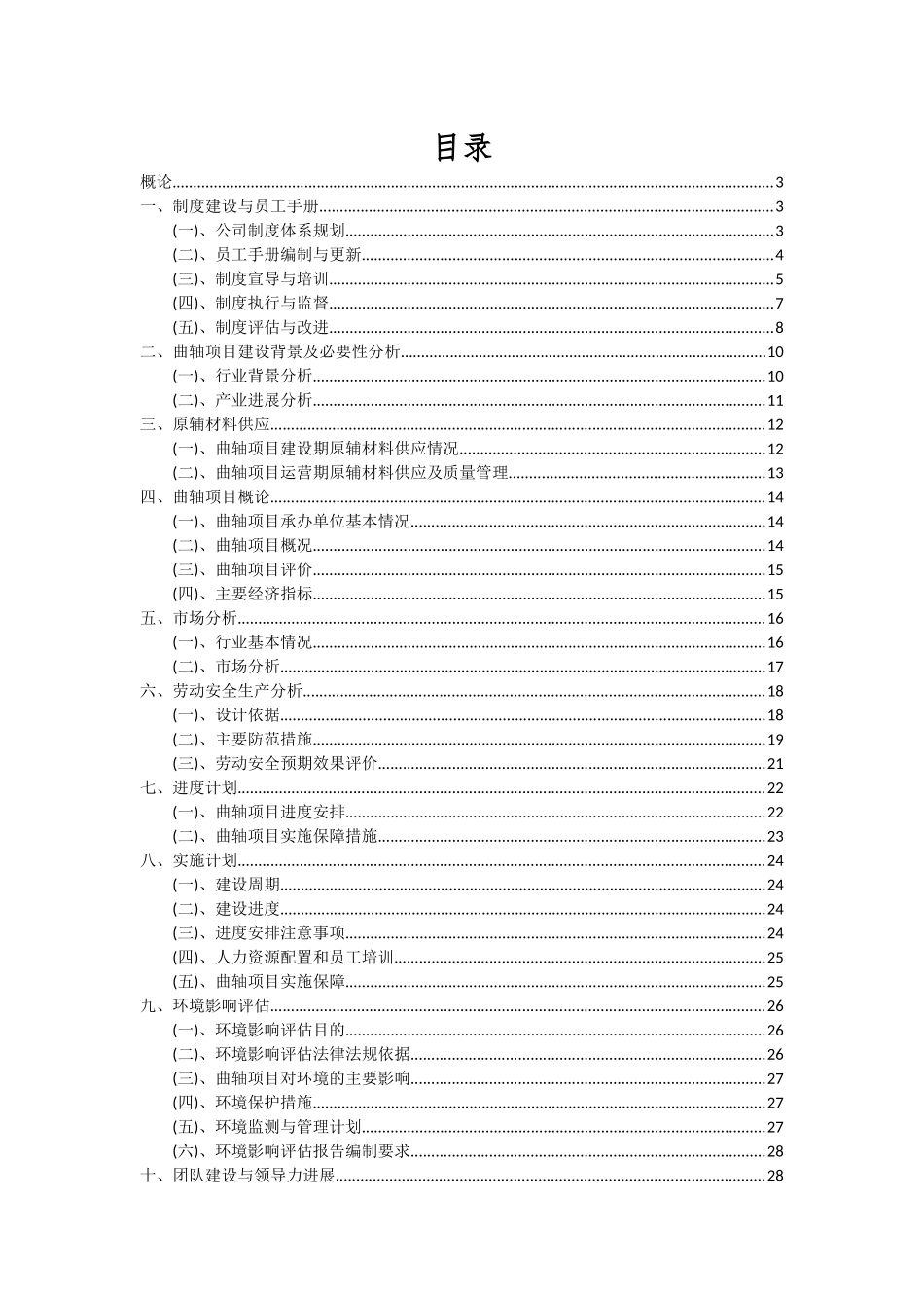 2025年曲轴项目可行性分析报告_第2页