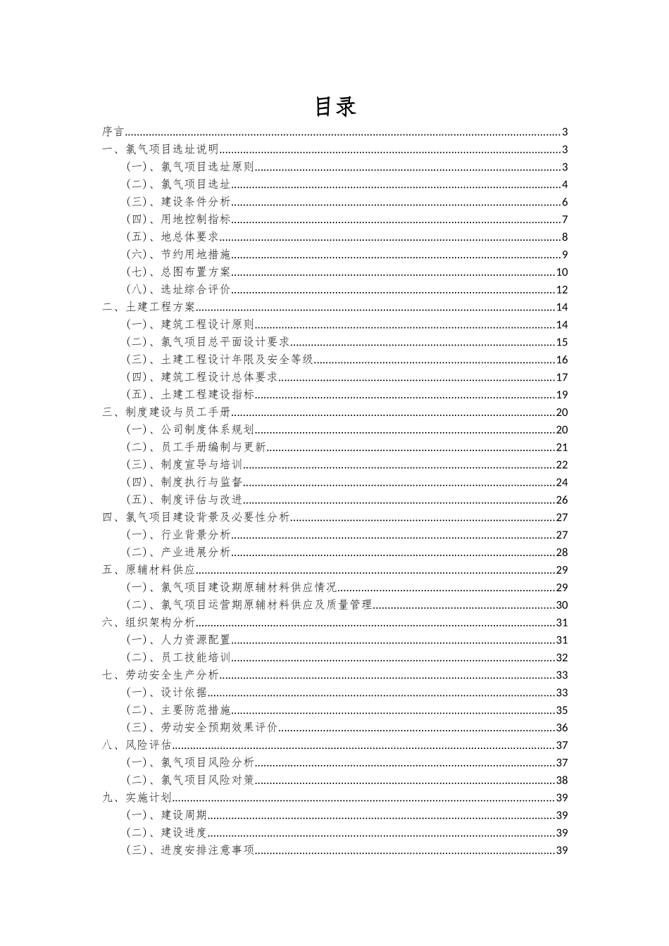 2025年氯气项目投资分析及可行性报告_第2页