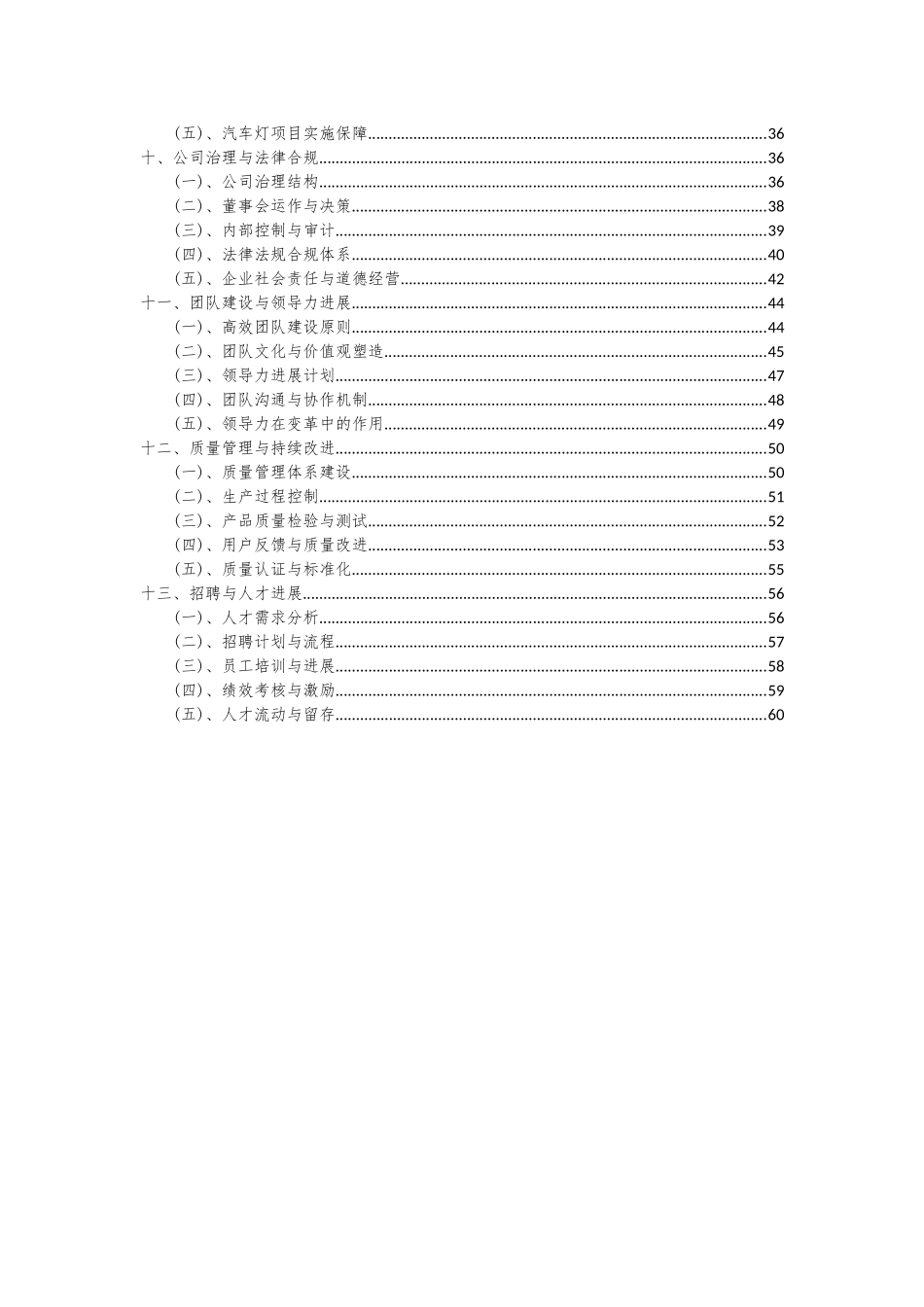 2025年汽车灯项目可行性研究报告_第3页