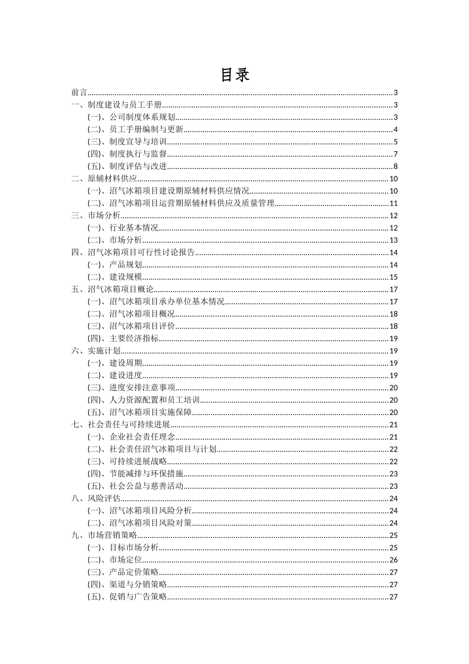 2025年沼气冰箱项目可行性分析报告_第2页