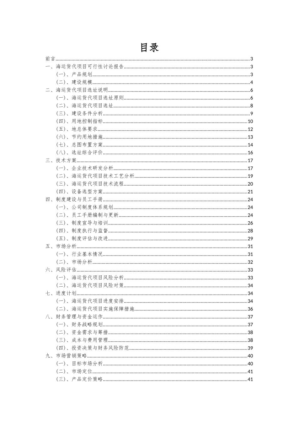 2025年海运货代项目可行性研究报告_第2页