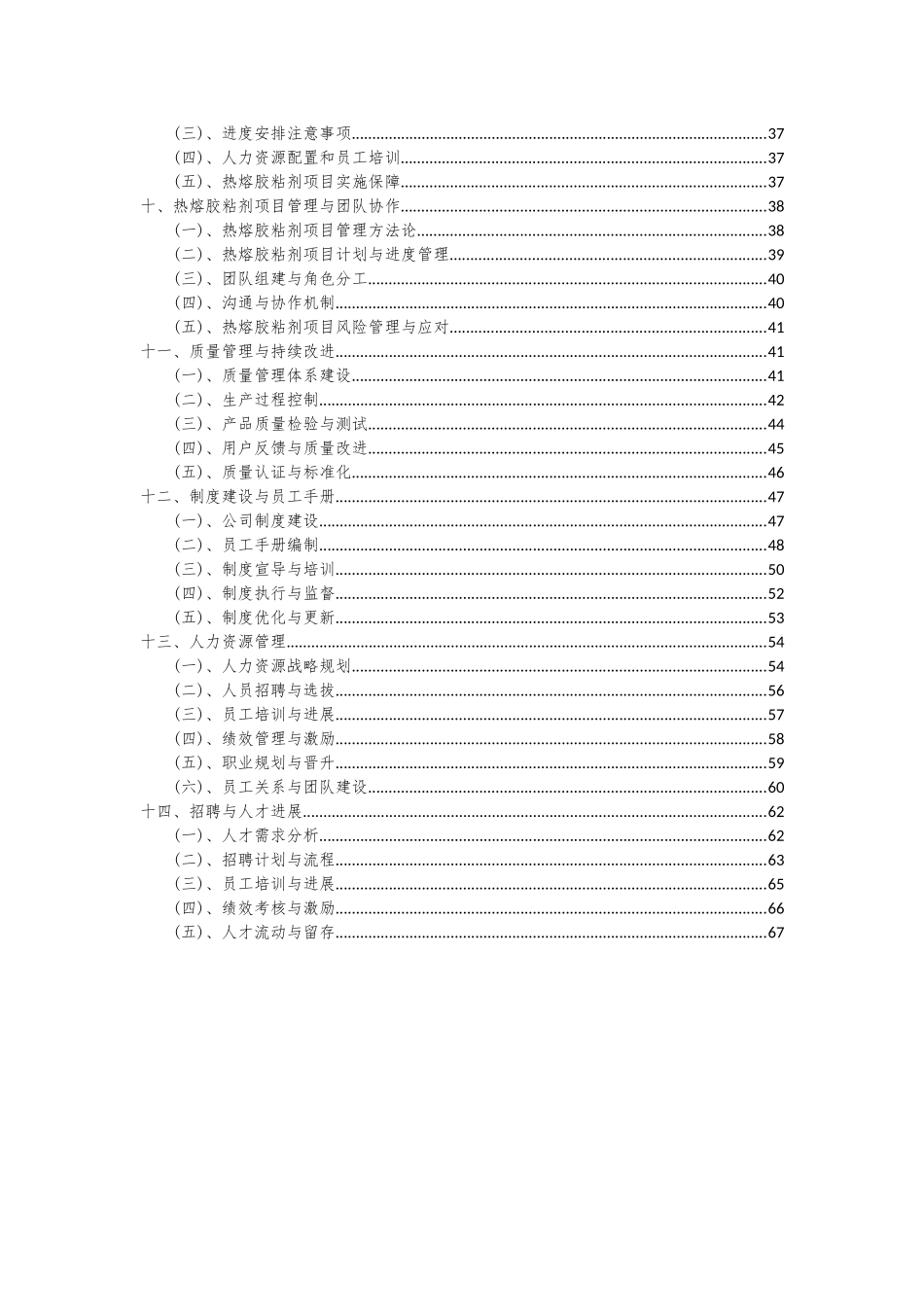2025年热熔胶粘剂项目投资分析及可行性报告_第3页