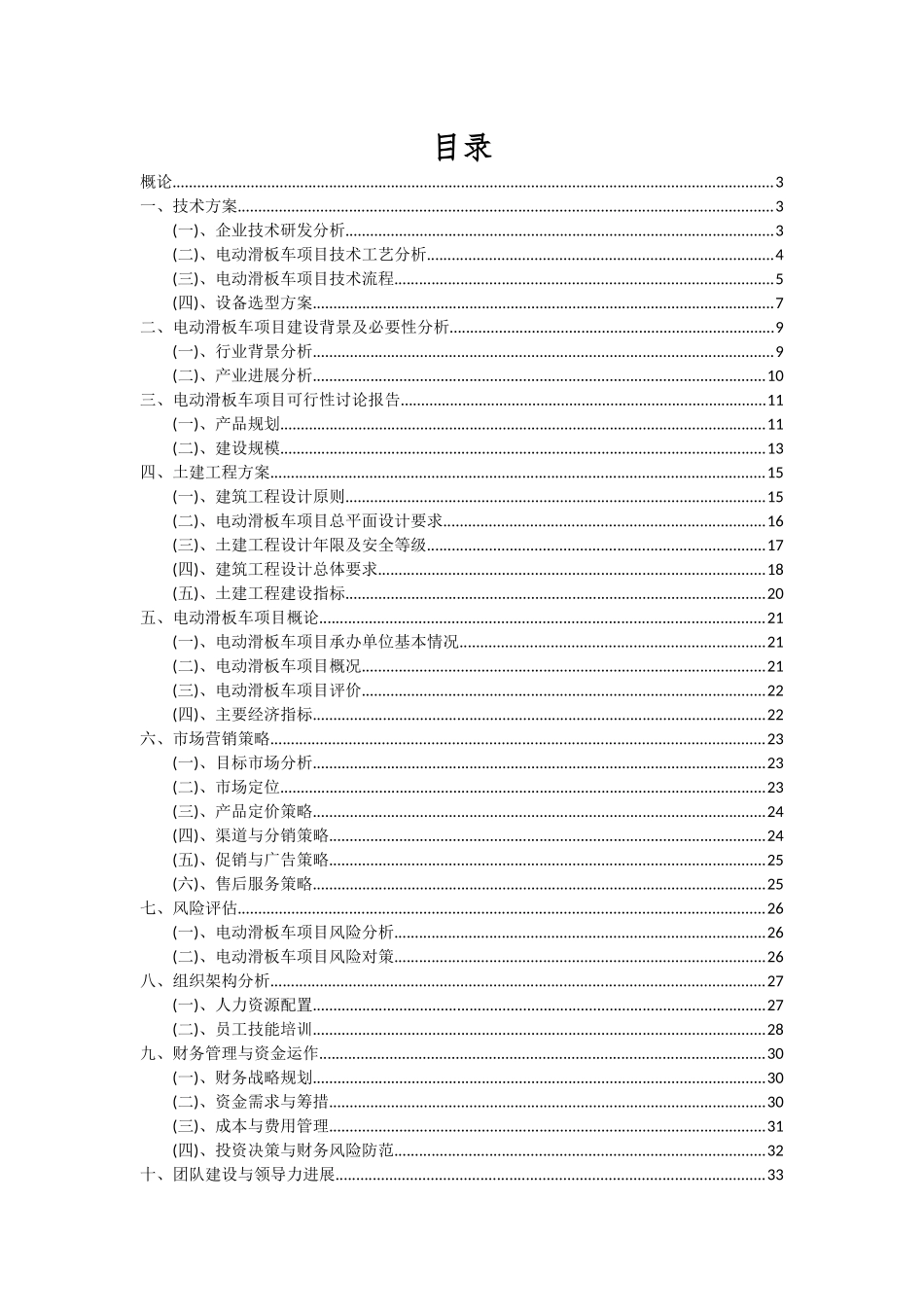2025年电动滑板车项目投资分析及可行性报告_第2页