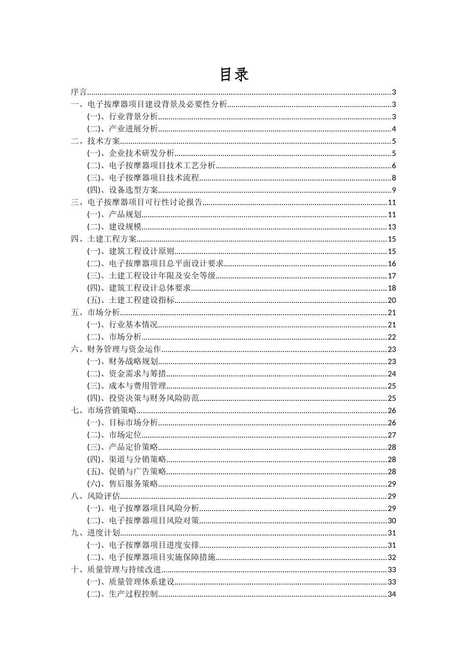 2025年电子按摩器项目可行性分析报告_第2页