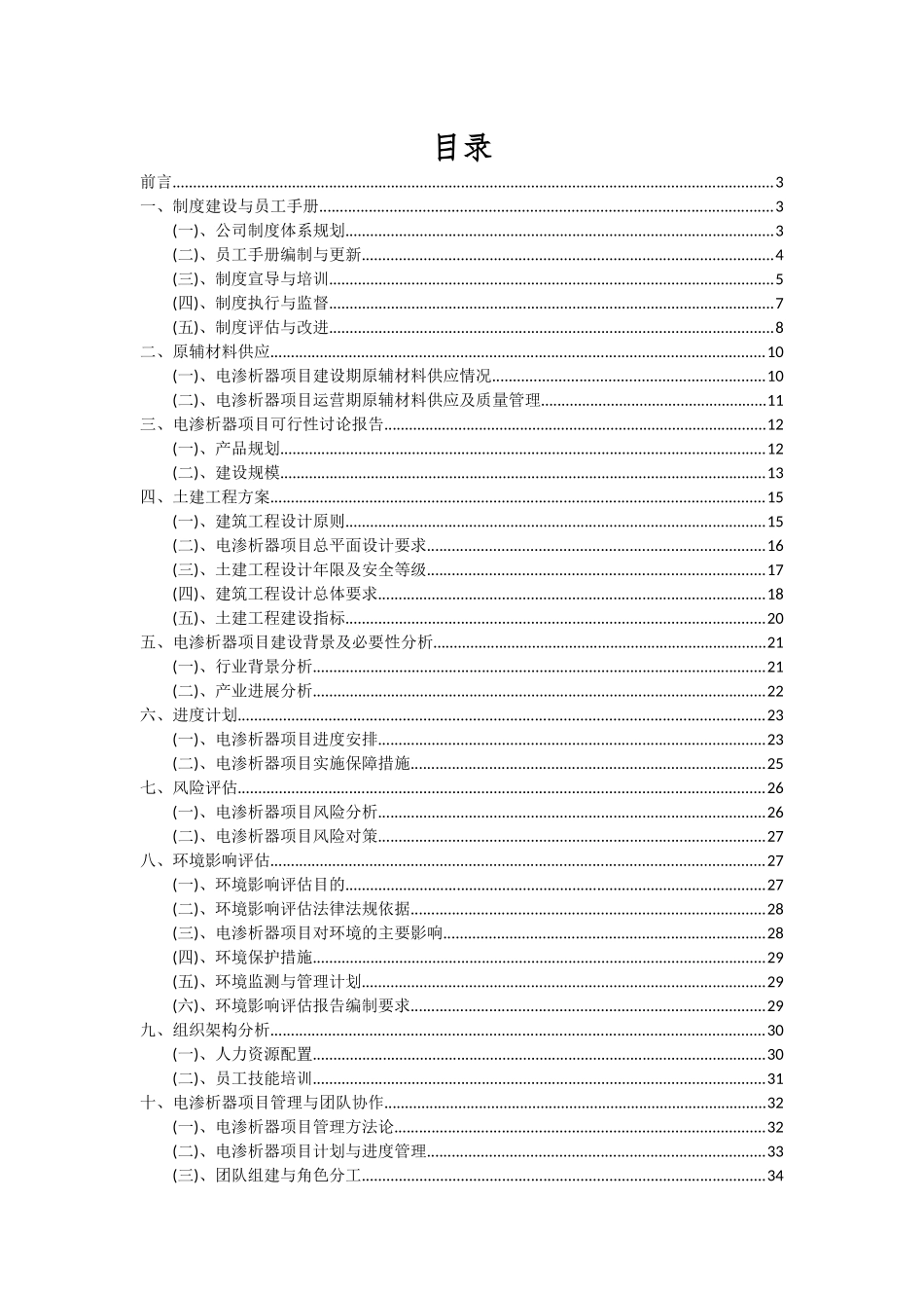 2025年电渗析器项目可行性研究报告_第2页