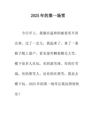 2025年的第一场雪-5